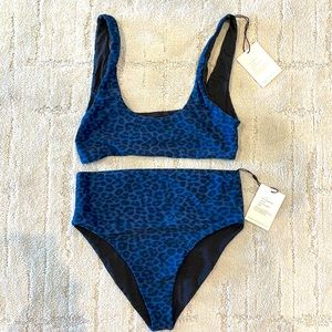 Acacia bikini set echo bottoms birdie top blue Amur